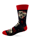Fabdaz - Don't Kill My Vibe Dead Serious Men's Novelty Crew Socks