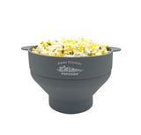 Amish Country Popcorn - Silicone Microwave Popper: Red