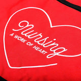 Swanson Christian Products - Tote - Nursing Is A Work Of Heart - Red