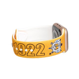 PinktownUSA - SGRHO Sorority Yellow Blue 1922 Watch Band Strap: Gold and Blue / Rhodium / Adjustable