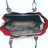YOUZEY - Crossbody Tote Python Print 3 Piece Set: Gray