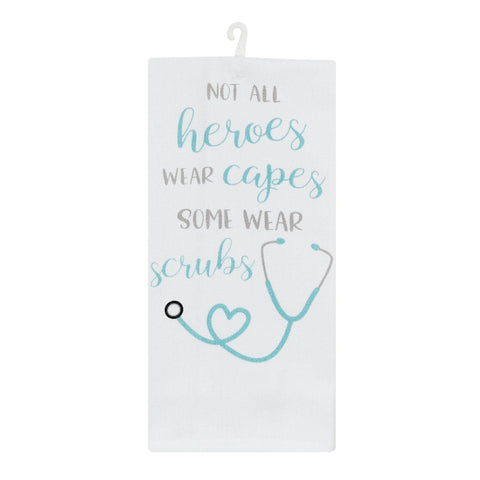 "Heroes in Scrubs" Decorative Kitchen Towel