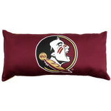 Everything Comfy - Florida State Seminoles 2 Sided Bolster Travel Pillow, 16" x 6", Made in the USA
