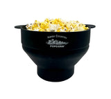 Amish Country Popcorn - Silicone Microwave Popper: Blue