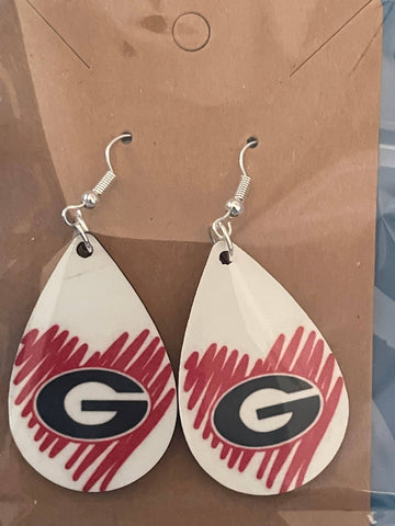 Bee Creative - Bulldog earrings