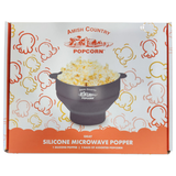Amish Country Popcorn - Silicone Microwave Popper: Red