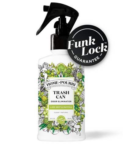 ~Pourri - Home-Pourri Trash Can Odor Refresher 8 Oz, Lime Zest Matcha