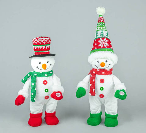 Hanna's Handiworks - SINGING DANCING SNOWMAN 2 ASSORTED