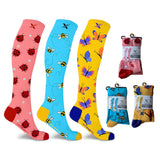 Extreme Fit Wholesale - Nature Knee High Compression Socks - 3 ASST STYLES: Large/XL