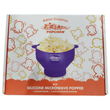 Amish Country Popcorn - Silicone Microwave Popper: Red