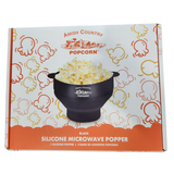 Amish Country Popcorn - Silicone Microwave Popper: Purple
