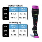 ACCITY - WOMEN'S SPORTS ELASTIC COMPRESSION SOCKS_CWMS1863: TYPE8 / (S/M) 1