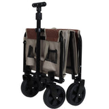39F Inc. - All-in-one Convertible Folding Camping Wagon Cart: Beige