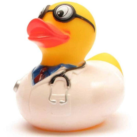 Duckshop - Rubber duck doctor with stetoscope - rubber duck