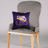 Everything Comfy - LSU Tigers 2 Sided Color Swept Decorative Pillow, 16" x 16"