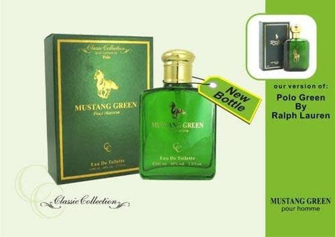 Mustang Green 3.3 oz for Men – Fresh Green Scent