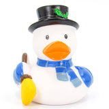 Ducks in the Window - Frosty Snowman Rubber Duck