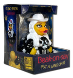 CelebriDucks - Beak-on-say - "Put a Wing on It" Rubber Duck