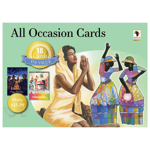 African American Expressions - AOAB720 All Occasion Card Assortment #720