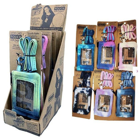 St. Louis Wholesale LLC - The Pouch - #22835 - Lanyard ID Wallet  - Colors Vary