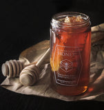 Pure Southern Honey - Honey With Comb 1 Lb (12 Jars) Raw, Unfiltered, Unheated