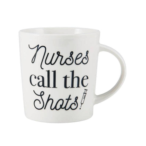 Fitz and Floyd® Mikasa® Pfaltzgraff® - Pfaltzgraff 18OZ Mug Nurses Call The Shot Open Stock