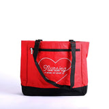 Swanson Christian Products - Tote - Nursing Is A Work Of Heart - Red