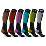 Extreme Fit Wholesale - KNEE-HIGH COMPRESSION SOCKS - ASSORTED DESIGNS: Novelty 1 / Small/Medium
