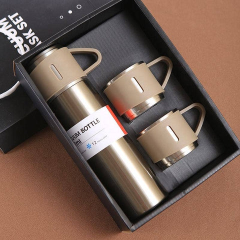VIGOR - Classy Gift set Vacuum Flask Thermos Cup: Mix & Match Colors