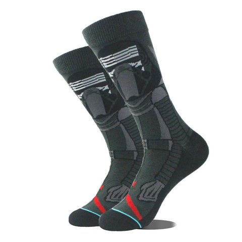 ACCITY - CARTOON STAR WARS SERIES CASUAL CREW SOCKS_CWAH1113: TYPE2 / (OS) 3