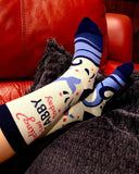 Fabdaz - Feeling a Tad Stabby Today Narwhal Women's Crew Socks