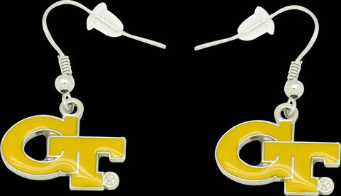 Aminco USA - NCAA Georgia Tech Yellow Jackets Logo Dangle Earrings