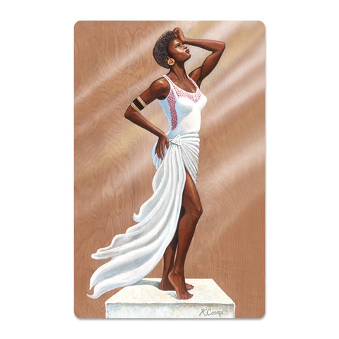 African American Expressions - M151 Diva in White Magnet