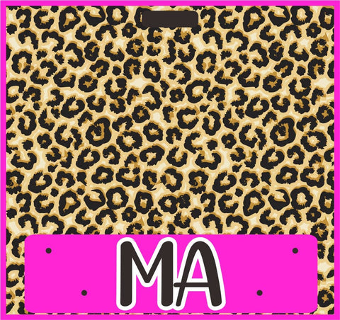 OUTSIDE THE BOX, LLC - Badge Buddies Horizonal Leopard: Badge Buddy Horizontal Leopard MA