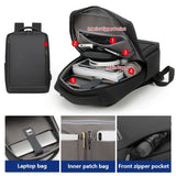 VIGOR - Luxury mens waterproof business Computer usb school backpack: 1 Back Pack Bag