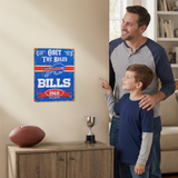 Party Animal - Buffalo Bills Embossed Metal Sign