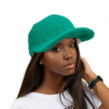 PinktownUSA - AKA Sorority Green Sherpa Baseball Hat for Women