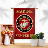 Two Group Flag Co - Coast Guard Armed Forces Military Decor Flag: Garden Flag 13" x 18.5" Only / Double Sided-Thick Fabric