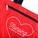 Swanson Christian Products - Tote - Nursing Is A Work Of Heart - Red