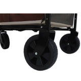 39F Inc. - All-in-one Convertible Folding Camping Wagon Cart: Beige