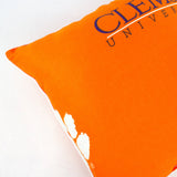 Everything Comfy - Clemson Tigers Decorative Pillow: White / Pair
