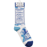 Primitives by Kathy - I Cannot Adult Today Socks