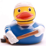 Duckshop - Hockey Blue Rubber Duck