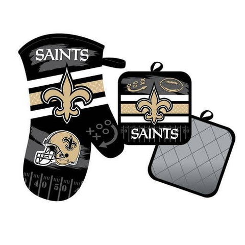 Mojo Licensing - New Orleans Saints Oven Mitt and Pot Holder