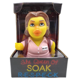 CelebriDucks - Queen of Soak – R-E-S- PECK Bath Toy Rubber Duck