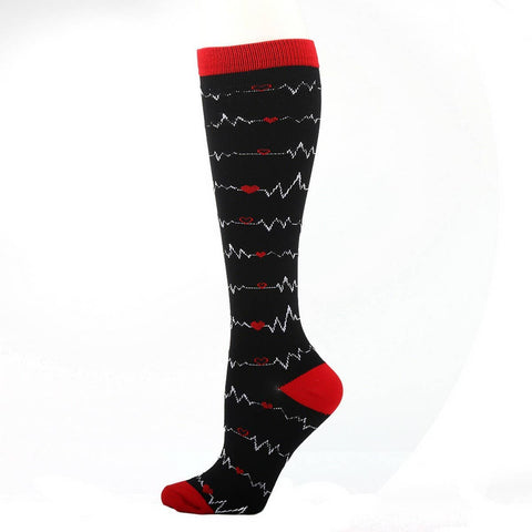 ACCITY - WOMEN'S SPORTS ELASTIC COMPRESSION SOCKS_CWMS1863: TYPE7 / (S/M) 1