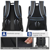 VIGOR - Luxury mens waterproof business Computer usb school backpack: 1 Back Pack Bag