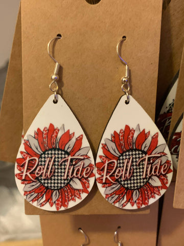 Bee Creative - Roll tide Earrings