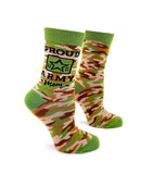 Fabdaz - Proud US ARMY Mom Women's Crew Socks