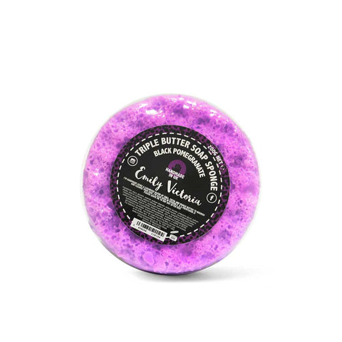 Emily Victoria Candles - Black Pomegranate Triple Butter Soap Sponge